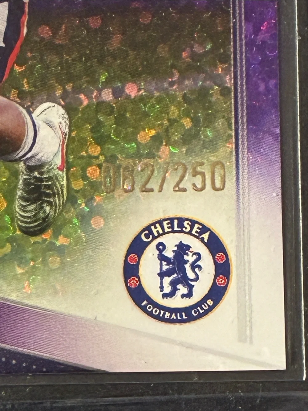 2025 Topps Estêvão Willian Chelsea Rookie Purple # 062/250 UEFA Champions League